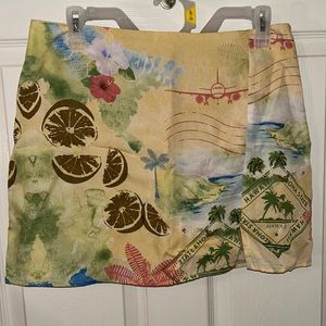 Mini multi color skirt